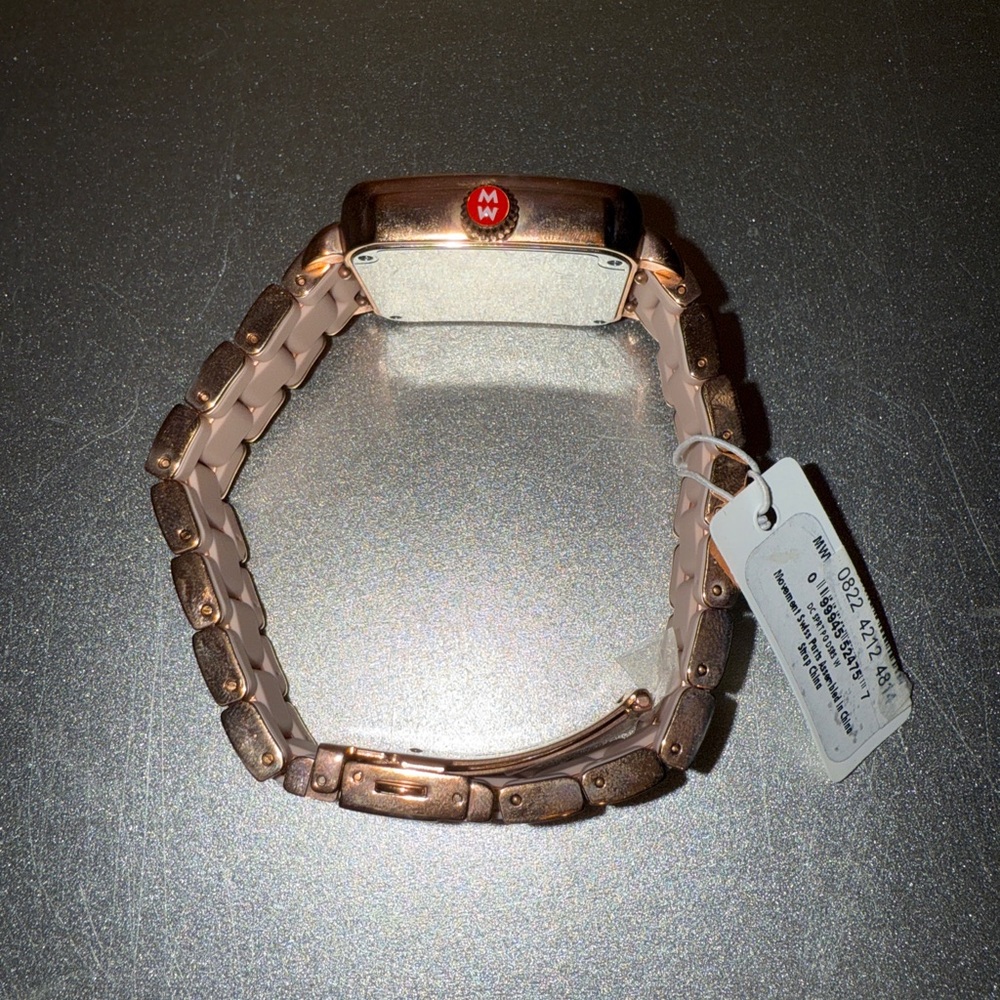 Michele Deco Sport Pink Gold Desert Rose Watch - Picture 2 of 5